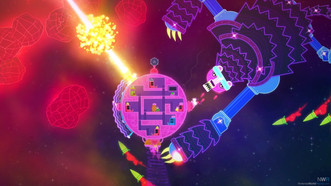 Lovers in a Dangerous Spacetime - Gameplay Screenshot