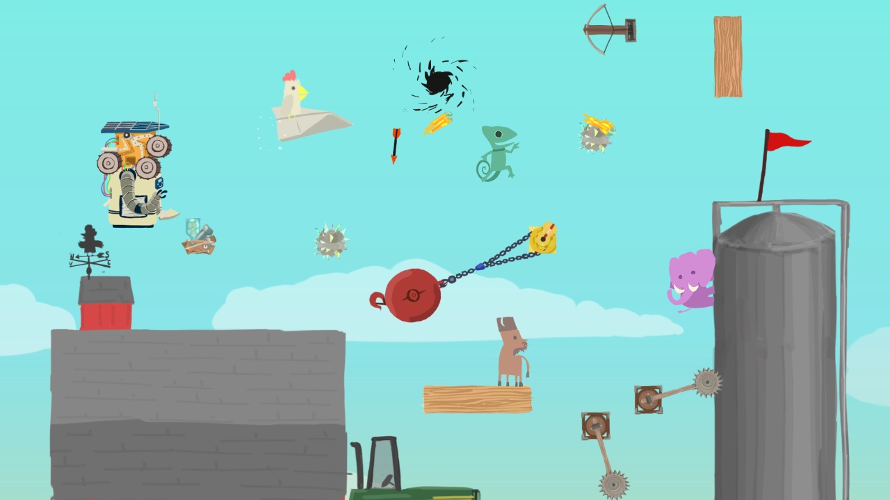 Ultimate Chicken Horse - Gameplay Screenshot